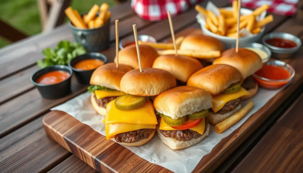 Classic American Cheeseburger Sliders