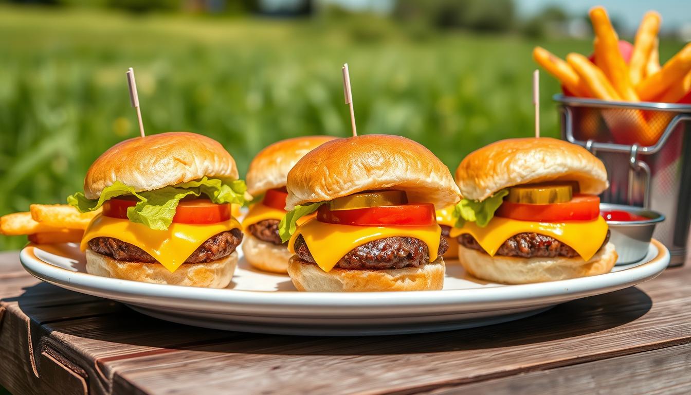 Classic American Cheeseburger Sliders