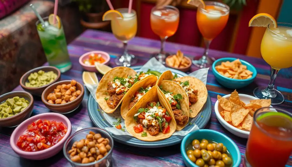 Complementary sides and beverages for bang bang jalapeño popper tacos