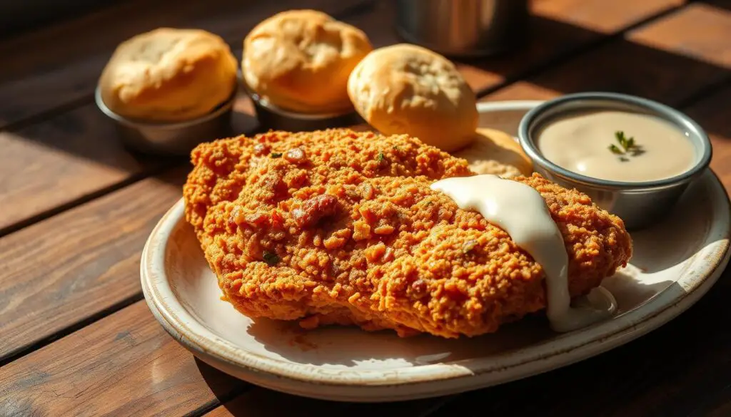 Southern Fried Chicken and Buttermilk Biscuits