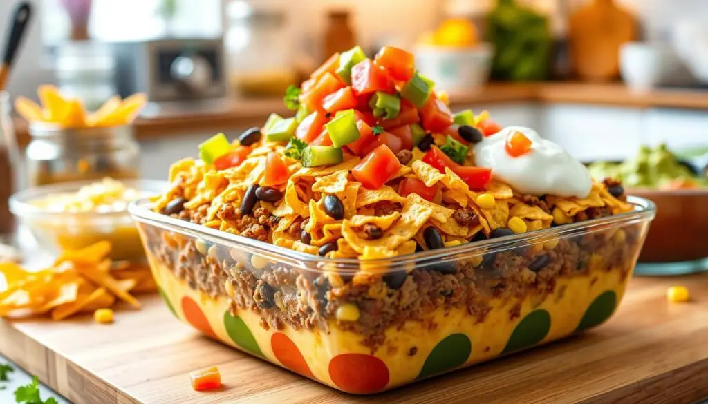 Walking Taco Casserole