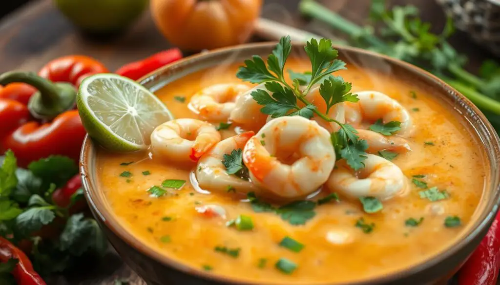 spicy shrimp soup